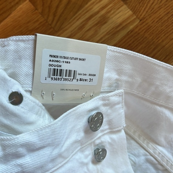 AGolde Parker Vintage Cut Off Shorts Size 31 NWT - Picture 9 of 14